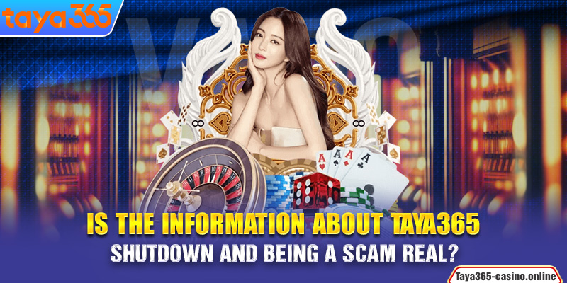Is the information about Taya365 shutdown and being a scam real?