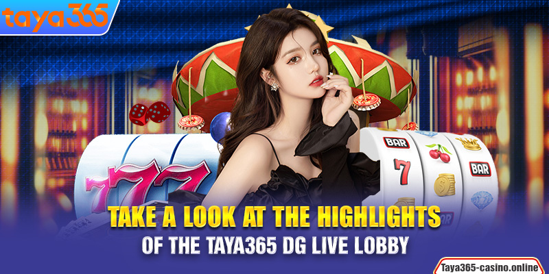 Take a look at the highlights of the Taya365 DG live lobby