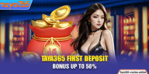 Taya365 First Deposit Bonus Up To 50%